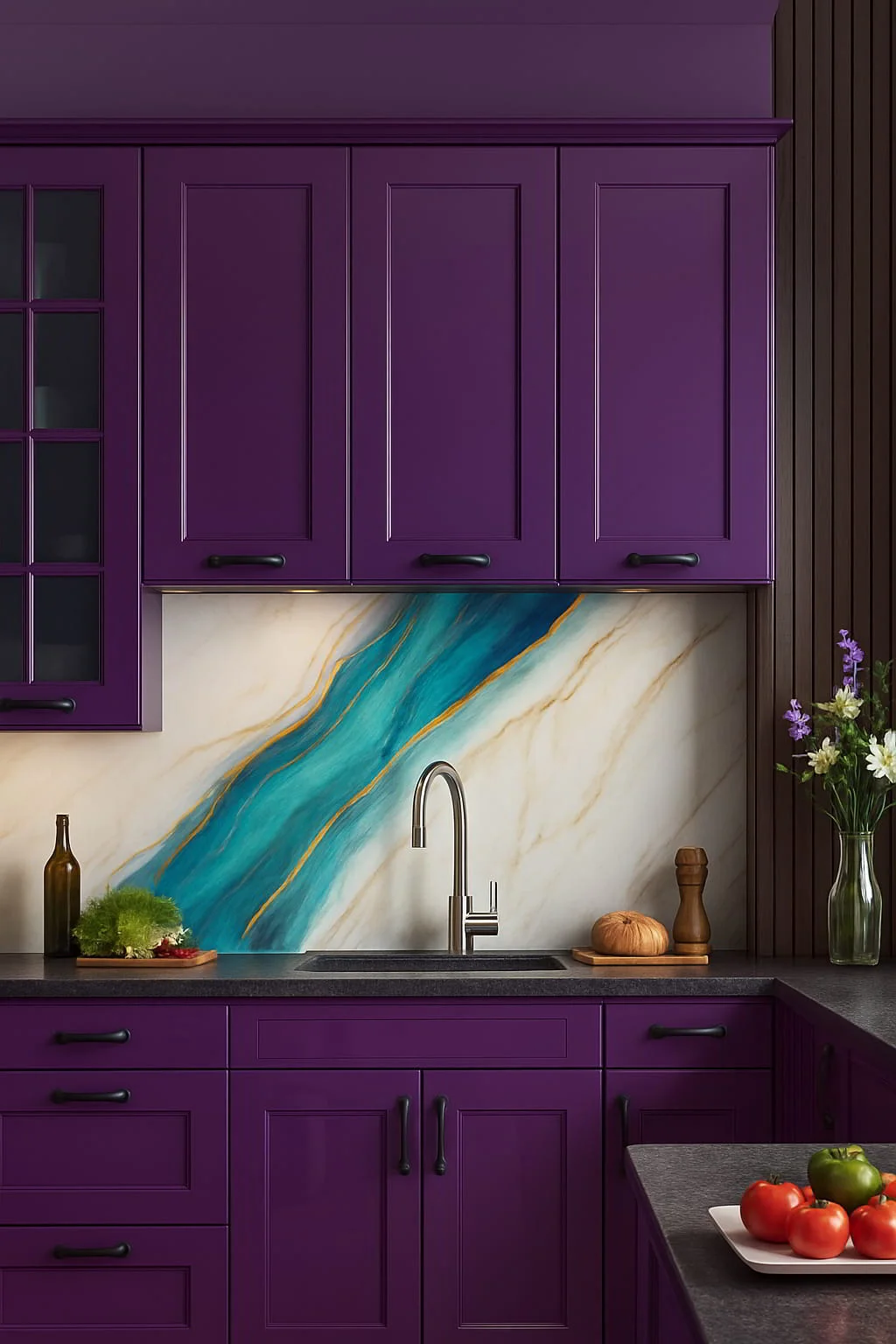 Where Color Meets Elegance – Redefining Modern Kitchens.